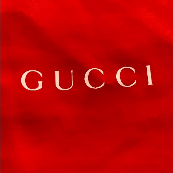 Silky Set of 2 Red Gucci Dust Bags - Picture 3 of 11